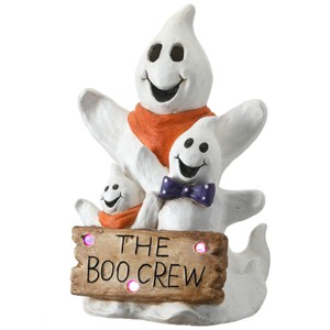 21" Boo Crew Ghost Trio with LED Light - 1 of 4