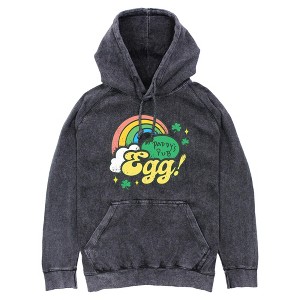 Men's It's Always Sunny In Philadelphia Distressed Paddy's Pub Egg Pull Over Hoodie - 1 of 2