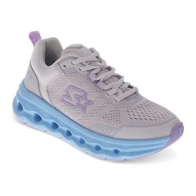 Starter Womens Bolt Synthetic Leather Casual Lace Up Sneaker Shoe