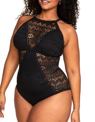 Adore Me Women's Vivien Swimwear Top 34ddd / Jet Black. : Target