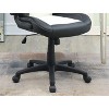 TiramisuBest Black and White Modern Office & Gaming Chair, Adjustable Height, Armrest Cushions, 5-Wheel Base, 1pc - 4 of 4