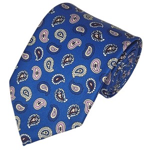 Men's Paisley Printed Design 100% Micro Fiber 3.25" W x 58" L Necktie - 1 of 3