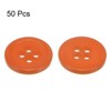 Unique Bargains Resin Craft Snap Round Flat 4-Hole Sewing Buttons 50 Pcs - 3 of 4