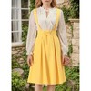 INSPIRE CHIC Women's High Waist Overall Corset Skater Suspender Dresses - 2 of 4
