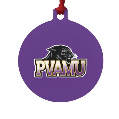 Prairie View A&M Primary Logo Aluminum Holiday Christmas Tree Ornament