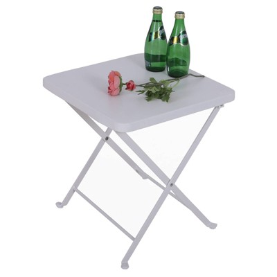 Outdoor Folding Coffee Table - White - Captiva Designs