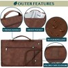 PAVILIA Hanging Toiletry Bag Women Men, Travel Kit Foldable Waterproof Organizer, Roll up Cosmetics Makeup Essentials Jewelry Case - 4 of 4