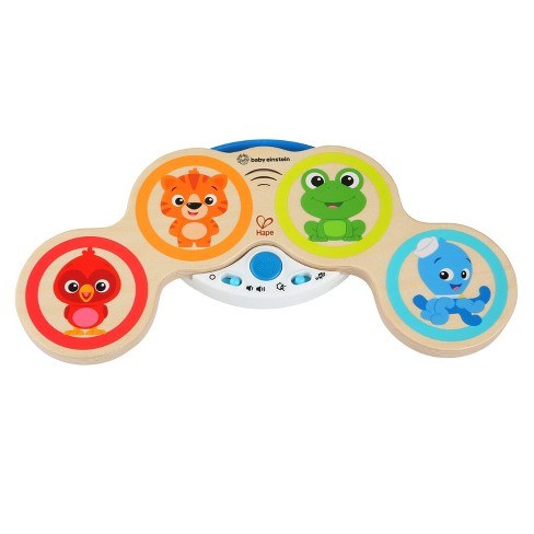 Baby Einstein Hape Magic Touch Tablet Wooden musical toys with over 150  melodies and 3 languages (English, French and Spanish), from 6 months :  : Toys & Games