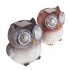 Nature Spring Outdoor Solar LED Light Owl Statues for Yard Decor - Set of 2 - image 3 of 4