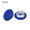 Unique Bargains Blouses Sweater Round Aluminum Cotton Fabric Cloth Covered Buttons 10 Pcs - 3 of 4