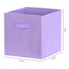 REGALWOVEN Collapsible Fabric Storage Bin with Handle for Organizing Clothes Books 2 Pcs - 4 of 4