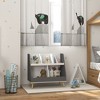 APRILSOUL Kids Bookcase Toy Shelf, 2 Tier Toddlers Toy Storage Shelf with 5 Compartments - 2 of 4