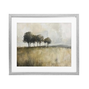 Stupell Industries Earthy Woodland Trees Framed Print Under Glass - 1 of 4