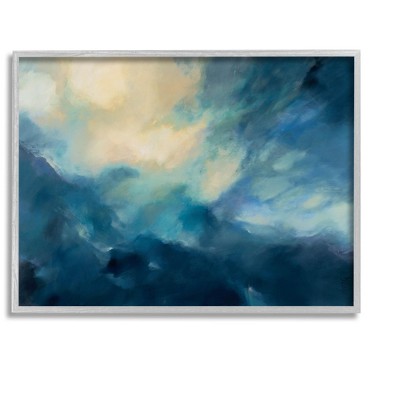 Stupell Industries Abstract Night Sky Scene Framed Giclee Art