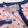 Girls' Adaptive 2pk Heart Briefs - Cat & Jack™ Salmon Pink - 3 of 3