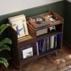 Large Record Player Stand, Vinyl Storage Cabinet Record Player Table - 3 of 4
