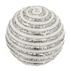 Whisen D3.9" Christmas Ball Ornaments, Plastic Decorative Hanging Ball Christmas Tree Ornaments, Set of 12 - Silver - 3 of 4