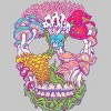 Men's Design By Humans mushrooms scull By ircadelik T-Shirt - 2 of 4