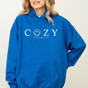 Simply Sage Market S.W.Smiley Cozy Outline Hoodie - 1 of 3