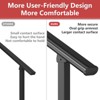 2 Pack Hand Rails for Outdoor Steps, Wrought Iron Railing, Exterior Hand Railing for Steps, Porch Railing Kit - 3 of 4