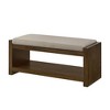 Sapphtopaz 40" Modern Storage Bench with Removable Upholstered and Lower Shelf Shoe Rack, Storage Ottoman, Entryway Bench for Bedroom, Entryway, Linen - 3 of 4