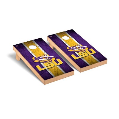 NCAA LSU Tigers Premium Cornhole Board Vintage Version