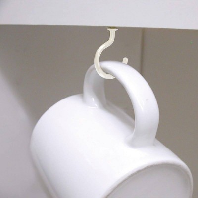 Hillman 7/8&#34; Cup Hook White