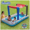 Swimways Paw Patrol Deluxe Inflatable Pool, Above Ground Pool with Canopy and Fast Inflation for Kids Aged 3 & Up - 2 of 4