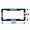 Howard University Stripes License Plate Tag Frame - 4 of 4