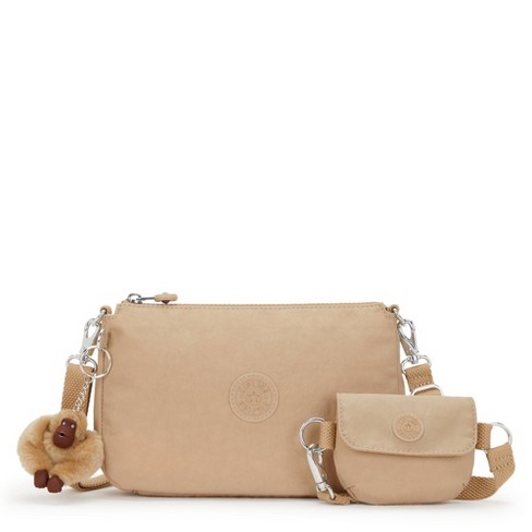 Kipling Evelyna 3 in 1 Crossbody Bag Light Clay Sand Tonal Target