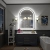 Apmir Super Bright 192 LEDs/m LED Lighted Anti-Fog Tempered Glass Arched Bathroom/Vanity Mirror with ETL & 3-Year Warranty - 2 of 4