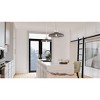 Urban Ambiance Luxury Transitional Pendant,  8''H x 20''W,  Polished Nickel and Gray Finish, ULB2193 - 2 of 4