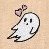 DALIX Heartly Ghost Embroidered Soft Cotton Short Sleeve T Shirt Womens - 4 of 4