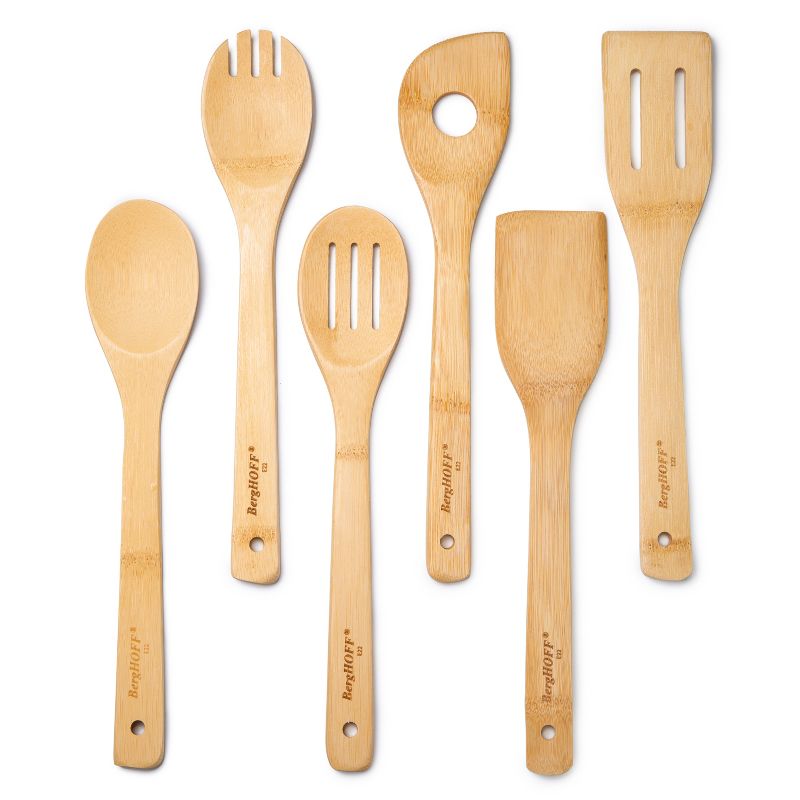 BergHOFF Bamboo 6Pc Wooden Cooking Utensil Set, 2 of 10