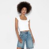 Women's Slim Fit Short Sleeve Square Neck T-Shirt - Wild Fable™ - 2 of 4