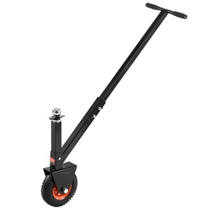 VEVOR Trailer Dolly, 300lbs Tongue Weight Capacity, 16.5 inch and 22 inch Height Adjustable Trailer Dolly, with 1-7/8 in and 2 in Balls, Black+Orange - 1 of 4