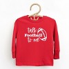 The Juniper Shop Talk Football To Me Ball Toddler Long Sleeve Tee - 2 of 4