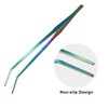 Unique Bargains Aquarium Tweezers Stainless Steel Tweezers for Plants Pets Multicolored 1Pcs - 3 of 4