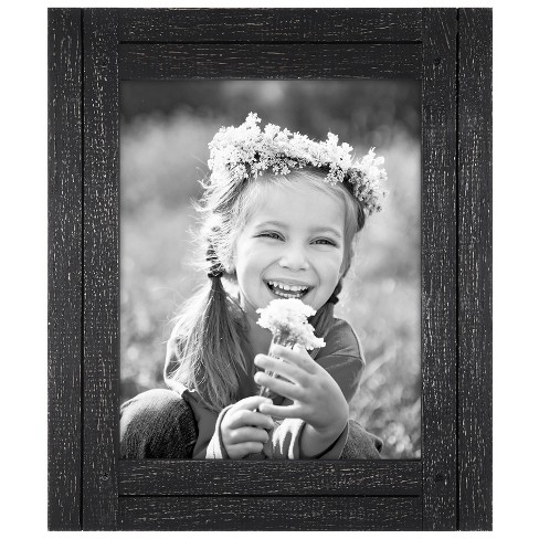 Americanflat Picture Frame In Silver Mdf / Polished Glass With Easel Stand  & Horizontal And Vertical Formats - 5 X 7 - Pack Of 2 : Target