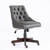 TiramisuBest Medieval Retro Gray PU Leather Office Chair with Lift, Swivel, Recline, Comfort & Nostalgia - 4 of 4