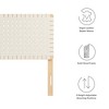 Modway Sparta Weave Twin Vegan Leather Headboard - Modern Tufted Faux Leather Upholstered Headboard for Twin Size Bed - 2 of 4