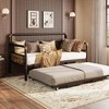 Daybed with Trundle, Twin Daybed with Pop Up Trundle Set, Metal Twin Bed Frame with Steel Slat Support, Sofa BedFrame - 4 of 4