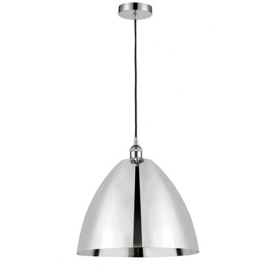 Edison Dome - 1 Light Cord Hung Mini Pendant In Industrial Style-18.75 Inches Tall and 16 Inches Wide