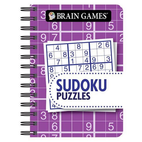 Brain Games - Large Print Sudoku Puzzles (Arrow) - (Brain Games Large  Print) by Publications International Ltd & Brain Games (Spiral Bound)