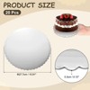 Unique Bargains Disposable Greaseproof Cardboard Scalloped Cake Platters 20 Pcs - 2 of 4
