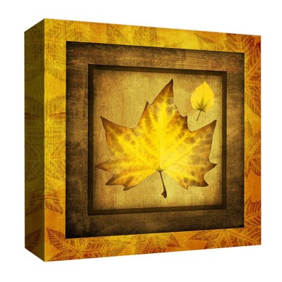 16" x 16" Autumn Leaves I Decorative Wall Art - PTM Images