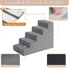 Dog Stairs For High Beds And Sofas - Pet Stairs For Older Dogs And Cats With Removable, Washable Covers And Non-slip Bottoms - 2 of 4