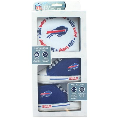 MasterPieces Inc Buffalo Bills NFL 2-Piece Baby Gift Set | Bib & Pre-Walkers