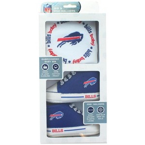 MasterPieces Inc Buffalo Bills NFL 2-Piece Baby Gift Set | Bib & Pre-Walkers - 1 of 3