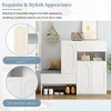 Okak Modern Freestanding Shoe Cabinet Organizer with Storage Bench & Drawers/Doors,Space Saving Shoe Rack for Corridors, Entrances - 3 of 4